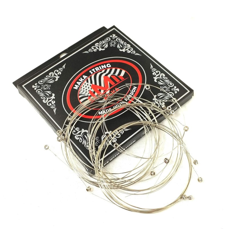 MAKA 20-Pack Economy Single Electric Guitar Strings Bulk .010 High E (Light) 10 Gauge, Individual Packed (New Package) - Image 1
